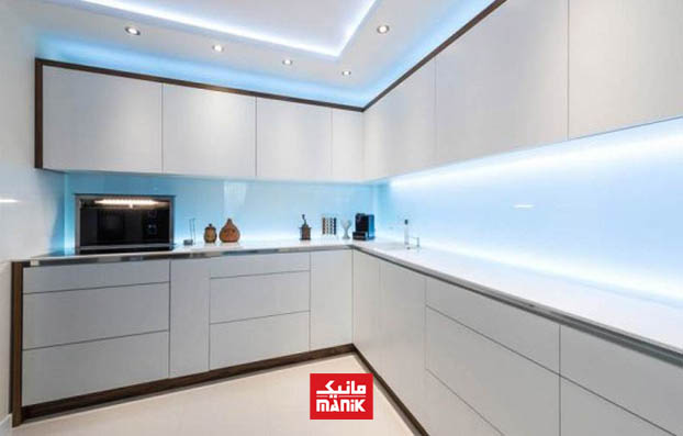 مدل جدید کابیت آشپزخانه: کابینت‌های با سیستم‌های نورپردازی