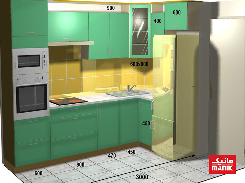 ابعاد استاندارد کابینت آشپزخانه چیست؟