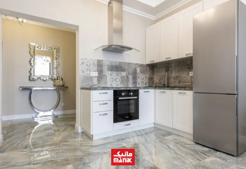 کابینت سفید طوسی