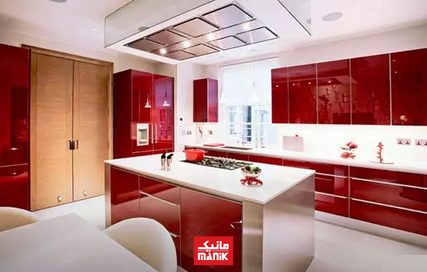 کابینت دورنگ های گلاس