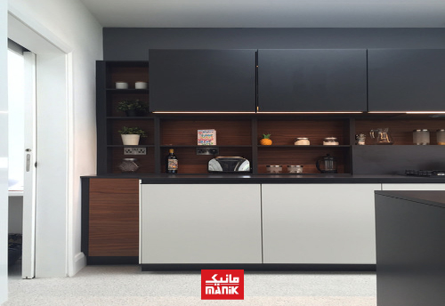 کابینت سفید مشکی