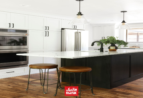 کابینت سفید مشکی
