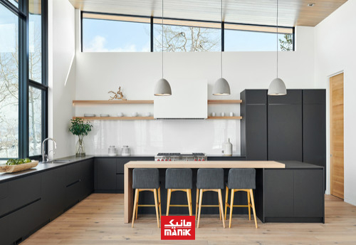 کابینت سفید مشکی