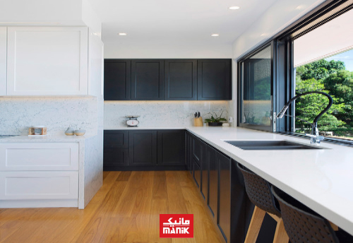 کابینت سفید مشکی