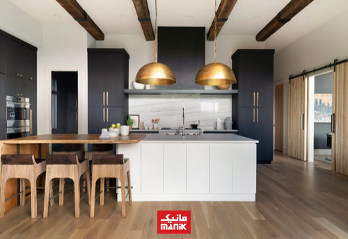 کابینت سفید مشکی
